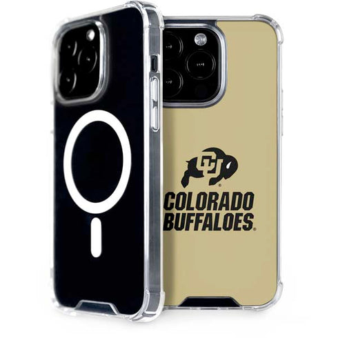 University of Colorado CU Collegiate Text iPhone 15 Pro MagSafe Case